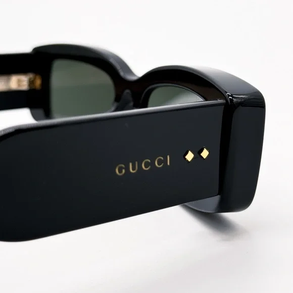 NEW GUCCI GG1528S 001 SQUARE BLACK GREY WOMEN SUNGLASSES GUCCI